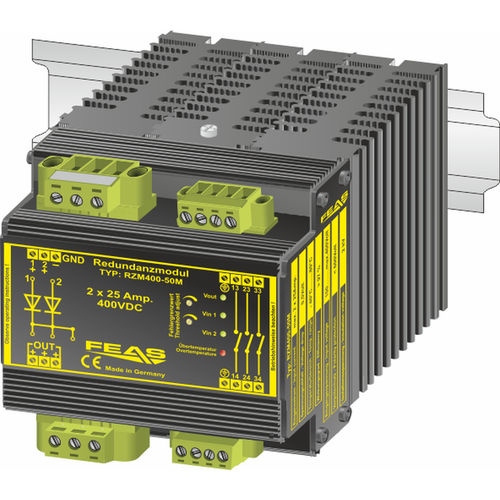 Modulo di ridondanza per alimentazioni elettriche DC - RZM400-50M - FEAS GmbH - regolabile