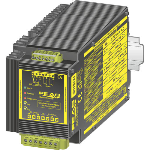 Alimentatore elettrico a commutazione - SNT9524 - FEAS GmbH - su guida DIN / AC/DC / con protezione contro cortocircuiti