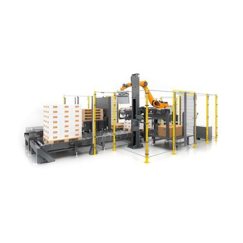 Cella robotizzata di pallettizzazione - HRS  - TRAPO GmbH - per movimentazione / di alimentazione / per macchina utensile