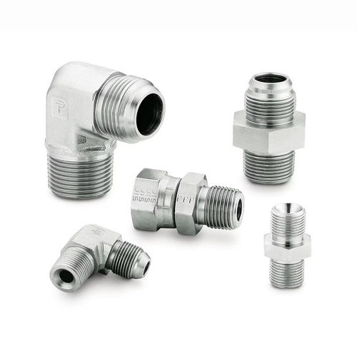 Adattatore idraulico per tubi - 12C3P4S - Parker Tube Fittings Division - industriale / filettato maschio / di acciaio