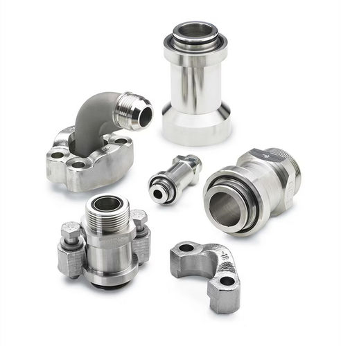 Raccordo idraulico - 16 F5OHQ4O-SS	 - Parker Tube Fittings Division - ad avvitamento / con flangia / ISO