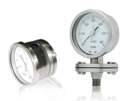 Manometro con quadrante - TMP 602 - Trafag AG sensors & controls - filettato / in acciaio inossidabile / a membrana