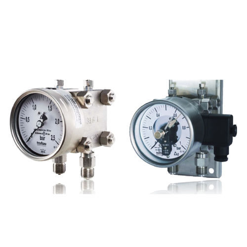 Manometro differenziale - TMP 301 - Trafag AG sensors & controls - analogico / in acciaio inossidabile / con contatto elettrico