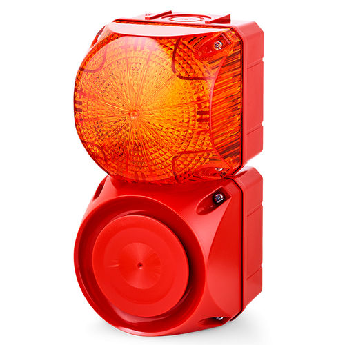 Sirena con luce a LED - ASS-P + QDS/QFS - Auer Signal GmbH - piezo / IP66
