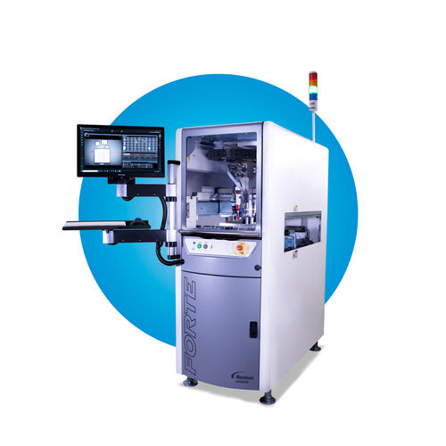 Sistema di dosaggio di rivestimento - Forte™ series - Nordson ASYMTEK - per l'industria elettronica / programmabile / ad alta precisione