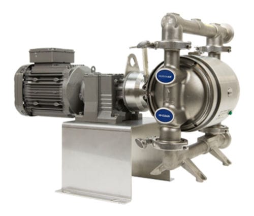 Pompa a doppia membrana - VA-EH25 Hygienic - Verder Liquids - per bevande / per latticini / per crema