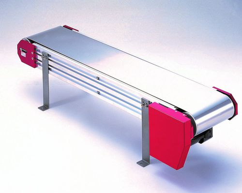 Nastro trasportatore modulare - RSC series - DYMCO. LTD. - continuo / in acciaio inossidabile / industriale
