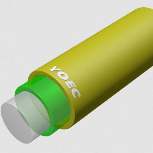 Fibra in poliimmide - HT series - Yangtze Optical Electronic Company Ltd. - in vetro / in metallo / in silice fusa