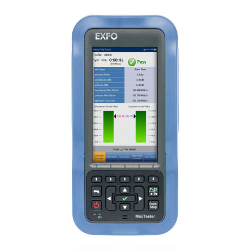 Tester per rete - MaxTester 635G - EXFO - di tensione / antifurto / di capacità