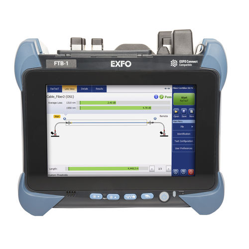 Impianto per prove automatizzato - TK1-V2 - EXFO - per rete di telecomunicazione / in fibra ottica