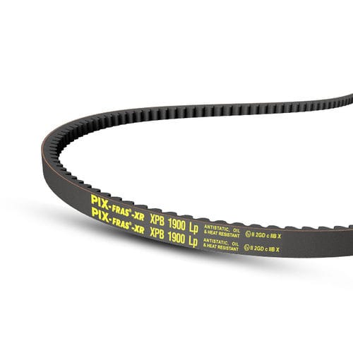 Cinghia resistente al fuoco - PIX-FRAS&reg;-XR - PIX Transmissions Limited - a V / in gomma / per processi chimici