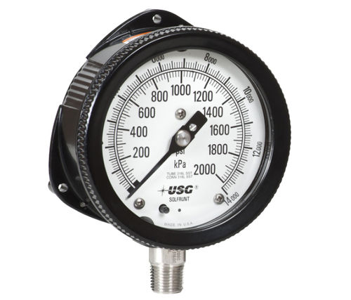 Manometro assoluto - SOLFRUNT 1901 - AMETEK Pressure - relativo / con quadrante / filettato