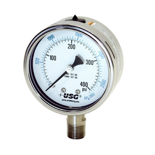 Manometro assoluto - 1550 - AMETEK Pressure - relativo / con quadrante / filettato