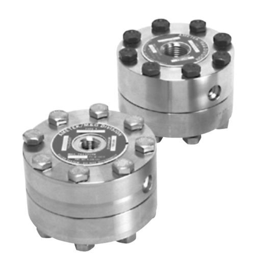 Separatore a membrana con fissaggio a flangia - T series - AMETEK Pressure - con raccordo filettato / per manometro / di processo