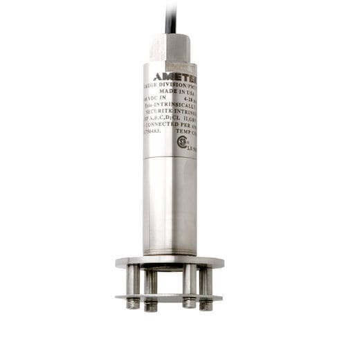 Trasmettitore di livello sommergibile - 575P - AMETEK Pressure - idrostatico / per liquidi / 4-20 mA