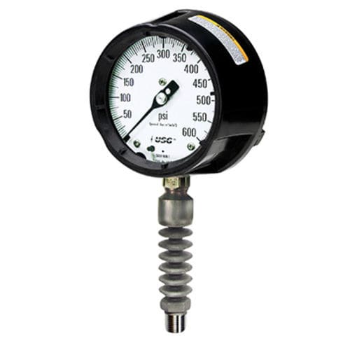 Manometro con quadrante - Sta-Kool - AMETEK Pressure - NPT 1/2 / in acciaio inossidabile / a tubo Bourdon