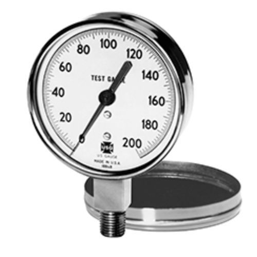 Manometro assoluto - SOLFRUNT 1409  - AMETEK Pressure - con quadrante / filettato / in ottone