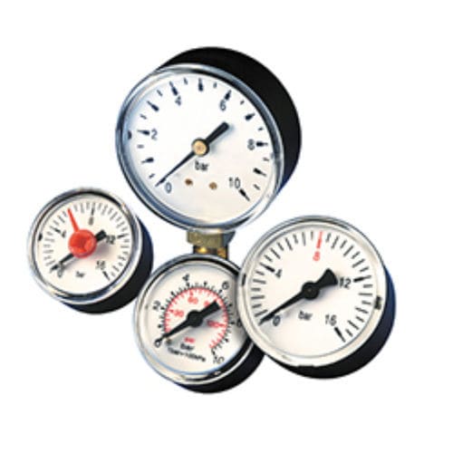 Manometro assoluto - 570 - AMETEK Pressure - con quadrante / filettato / in plastica