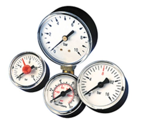 Manometro assoluto - 915 - AMETEK Pressure - analogico / filettato / in ottone