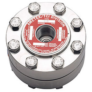 Separatore a membrana con fissaggio a flangia - S series - AMETEK Pressure - con raccordo filettato / per manometro