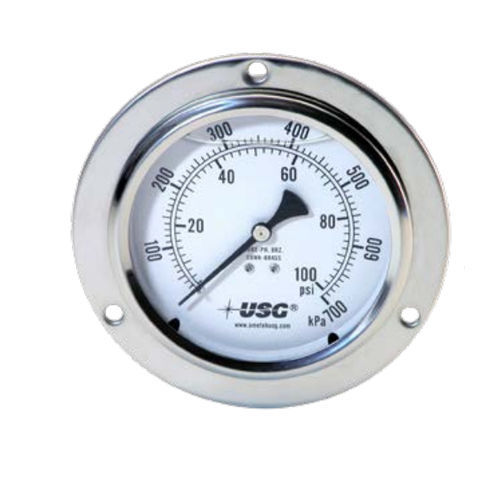Manometro assoluto - 1555  - AMETEK Pressure - con quadrante / filettato / con flangia