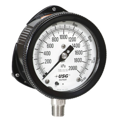 Manometro assoluto - SOLFRUNT 1931 - AMETEK Pressure - relativo / con quadrante / filettato