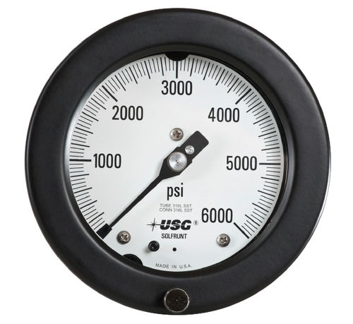Manometro assoluto - SOLFRUNT 1933 - AMETEK Pressure - relativo / con quadrante / con flangia