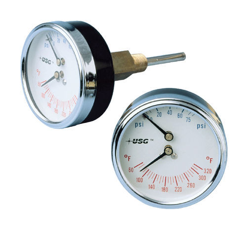 Manometro assoluto - 1088 - AMETEK Pressure - analogico / in ottone / a tubo Bourdon
