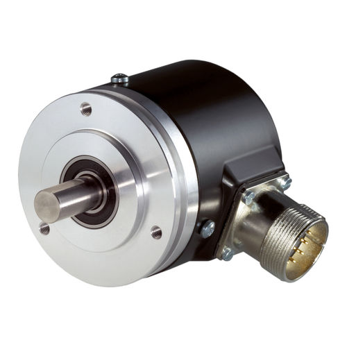 Encoder rotativo assoluto - AS580 - W+S Meßsysteme GmbH - 16 bits / ad albero cavo / monogiro