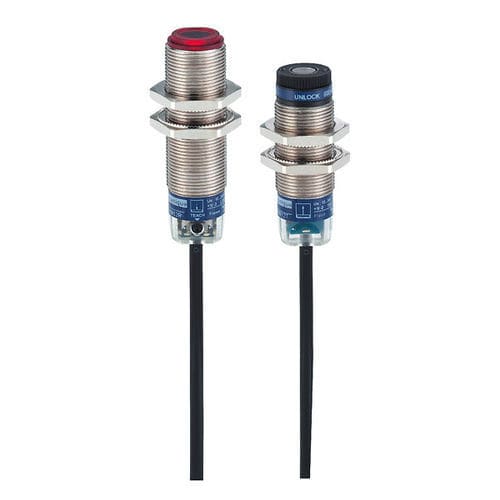 Sensore fotoelettrico a barriera - XUBLBPCNL2 - Telemecanique Sensors - cilindrico / laser