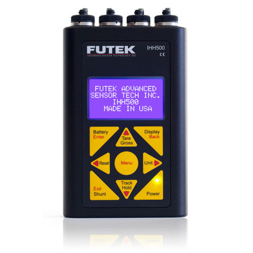 Indicatore di processo - IHH500 series - FUTEK Advanced Sensor Technology, Inc. - di tensione / di pressione / di carica