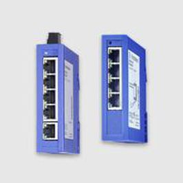 Switch Ethernet gestibile - GECKO series - HIRSCHMANN - 8 porte / su guida DIN / rapido