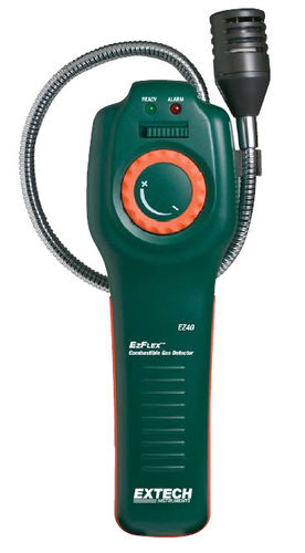 Rilevatore di fughe di gas infiammabile - EZ40     - Extech - a muro / con allarme visivo / con sniffer