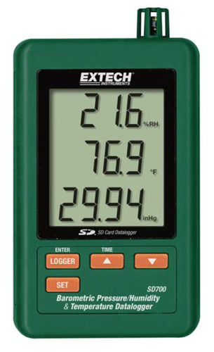 Registratore di dati di temperatura - SD700   - Extech - di pressione / con display LCD / programmabile