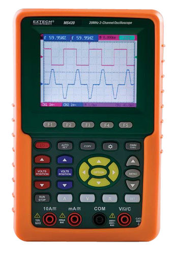 Oscilloscopio digitale - MS420 - Extech - portatile / multicanale