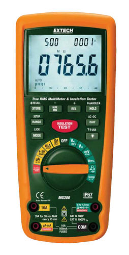 Multimetro digitale - MG300 - Extech - portatile / 1000 V / 10 A