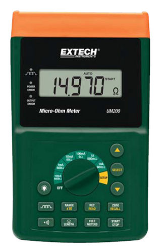 Microohmmetro digitale - UM200   - Extech - portatile / 4 cavi