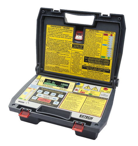 Tester della resistenza di isolamento -  MG500  - Extech - di rilevatore