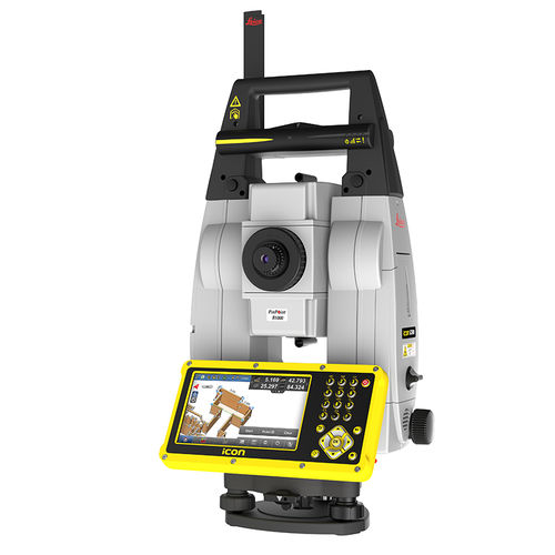 Stazione totale con prisma - iCON iCR80 - Leica Geosystems - robotizzata / flessibile