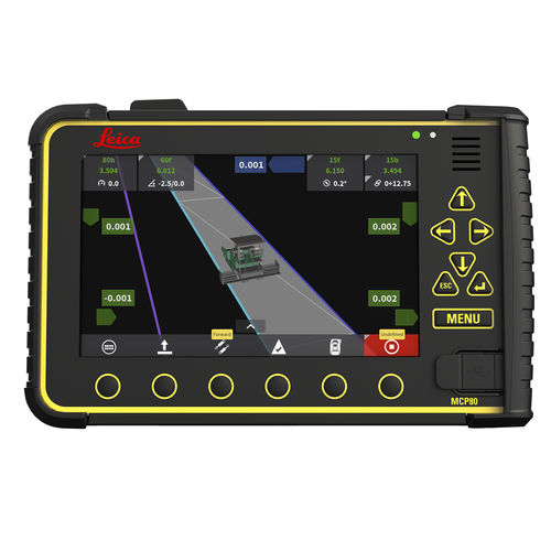 Sistema di controllo di surperficie - iCON pave asphalt - Leica Geosystems - di livellamento / per vibrofinitrice / 3D