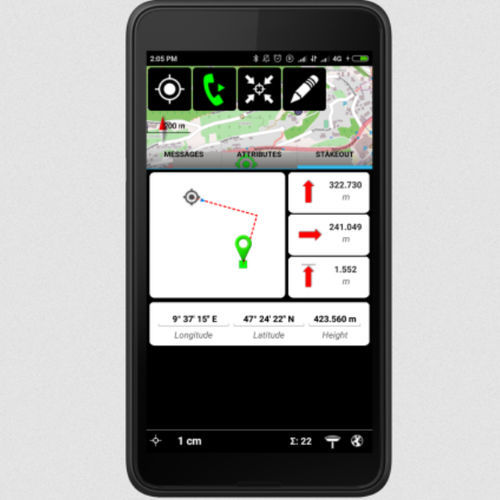Applicazione mobile Androïd - Zeno Mobile - Leica Geosystems - di acquisizione dati / di raccolta dati / di gestione dati