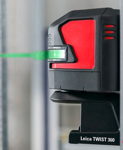 Livella laser con fasci incrociati - L2P5G - Leica Geosystems - automatica / multilinea / a linea verticale