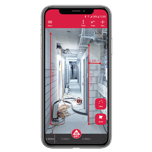 Applicazione mobile di misura - DISTO Plan - Leica Geosystems - di creazione / di analisi di misure dimensionali / di calcolo