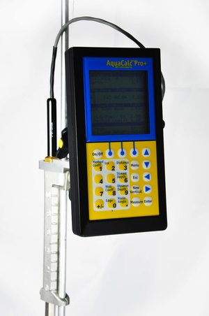 Indicatore totalizzatore digitale - AquaCalc 5000 - GURLEY Precision Instruments - di portata / di velocità / portatile