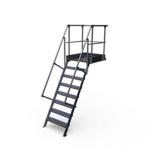 Scala dritta - A0007658 - L'Echelle Européenne - in alluminio / con piattaforma