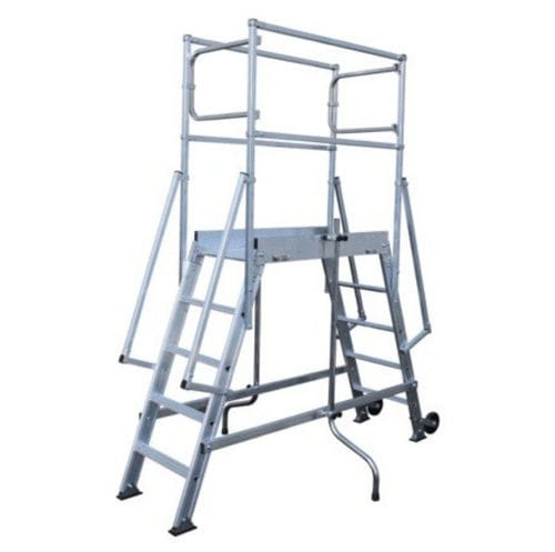 Piattaforma di accesso - A0012607 - L'Echelle Européenne - mobile / con parapetto di sicurezza
