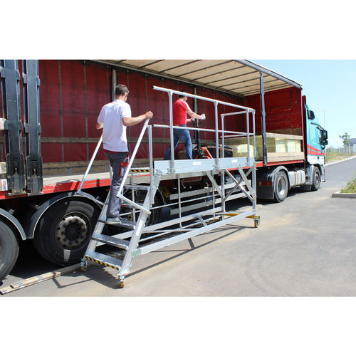 Piattaforma di scarico - PFROULANTECAMIO - L'Echelle Européenne - avvolgibile / per camion