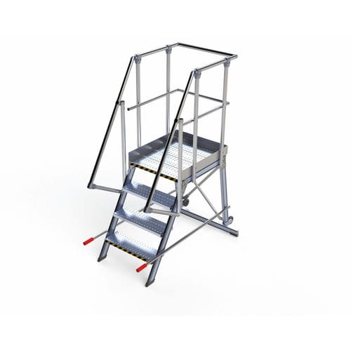 Scaletta su ruote - EEF22599999 - L'Echelle Européenne - in alluminio anodizzato