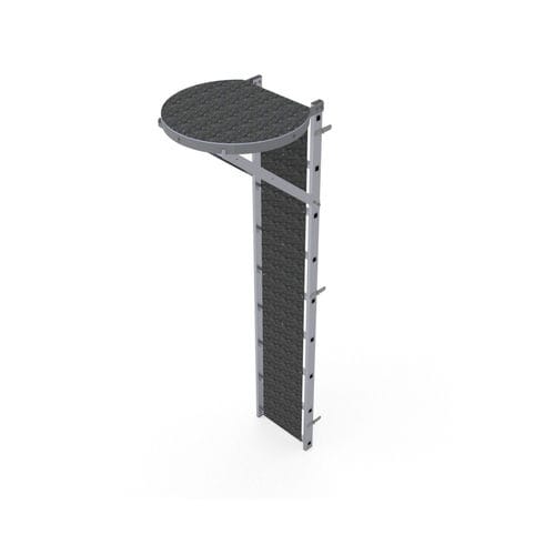 Cancelletto anti intrusione per scala in alluminio - 51765 - L'Echelle Européenne - con gabbia di sicurezza / bloccabile / di sicurezza