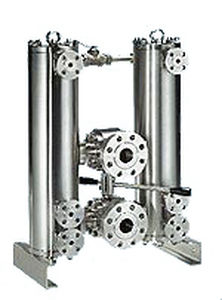 Carter per filtro a cartuccia - BFD-P - BOLL & KIRCH Filterbau - per liquido / duplex
